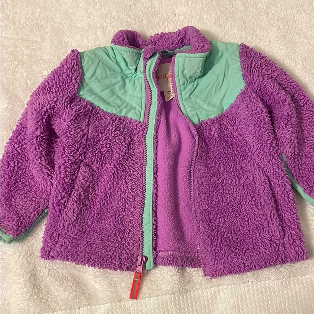 Kids Purple and Green Jacket